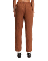 Brown Linen Pants | PDP | dAgency