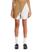 Shorts In Seta A Righe - SHORTS DONNA | PLP | dAgency