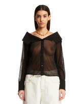 Black Brezza Off-shoulder Shirt - Jacquemus women | PLP | dAgency