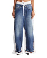 Jeans Trompe-l'oeil Blu - JEANS DONNA | PLP | dAgency