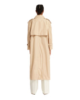 Beige Buttons Trench Coat | PDP | dAgency