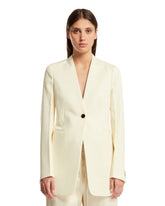 White Collarless Blazer - Women's jackets | PLP | dAgency