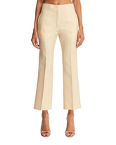 Beige Tailored Trousers - Women's clothing | PLP | dAgency