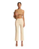 Beige Tailored Trousers - new arrivals women's clothing | PLP | dAgency