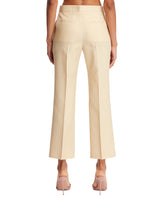 Beige Tailored Trousers | PDP | dAgency