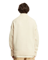 White Crewneck Sweater | PDP | dAgency