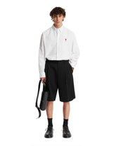 Black Gabardine Wool Shorts - New arrivals men's clothing | PLP | dAgency
