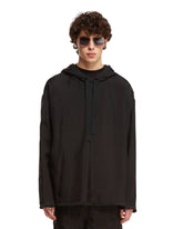 Black Hooded Sweatshirt - Jil Sander men | PLP | dAgency