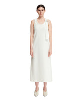 White Ribbed Dress - JIL SANDER | PLP | dAgency