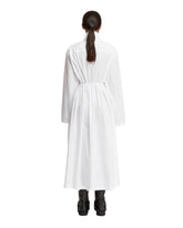 White Asymmetrical Neck Dress | PDP | dAgency