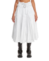 White Belted Skirt - JIL SANDER | PLP | dAgency