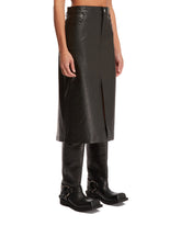 Black 5-Pocket Skirt Oil | PDP | dAgency