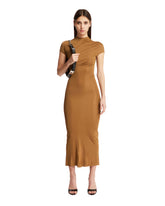 Brown The Yenza Dress - KHAITE WOMEN | PLP | dAgency
