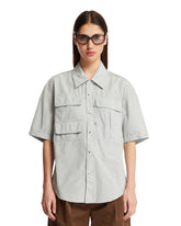 Gray Pockets Shirt - LEMAIRE WOMEN | PLP | dAgency