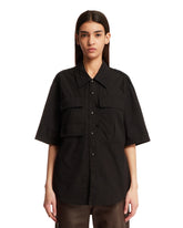 Black Cotton Shirt - LEMAIRE WOMEN | PLP | dAgency