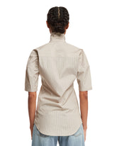 Camicia Beige A Righe | PDP | dAgency