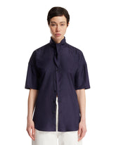 Blue Lavalliere Shirt - Women's clothing | PLP | dAgency