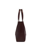 Burgundy Small Puzzle Fold Tote | PDP | dAgency