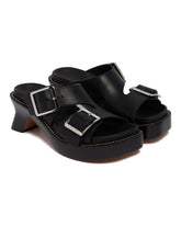 Black Ease Heel Slide - Women's sandals | PLP | dAgency