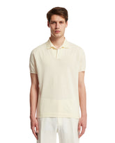 White Cotton Polo T-shirt - New arrivals men's clothing | PLP | dAgency