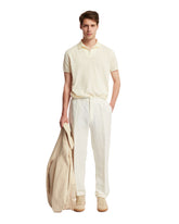 White Cotton Polo T-shirt - LORO PIANA MEN | PLP | dAgency