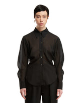 Sheer Black Shirt - LVIR WOMEN | PLP | dAgency