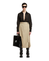 Beige Pleated Skirt - LVIR | PLP | dAgency