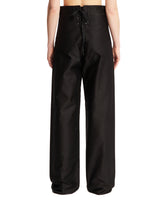 Black Buttons Detail Trousers | PDP | dAgency