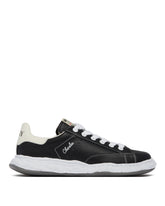 Black Charles Leather Sneakers - MAISON MIHARA | PLP | dAgency