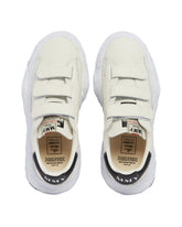 White Charles Leather Sneakers - MAISON MIHARA WOMEN | PLP | dAgency