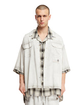 Maison Mihara Gray Double Layer Shirt | PDP | dAgency