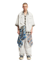 Maison Mihara Gray Double Layer Shirt - Men's clothing | PLP | dAgency