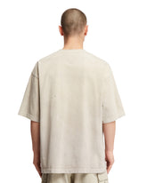 Beige Distressed T-Shirt | PDP | dAgency