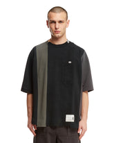 T-Shirt A Pannelli Nera - T-SHIRTS UOMO | PLP | dAgency