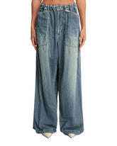 Blue Wide Leg Jeans - MAISON MIHARA | PLP | dAgency
