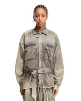 Gray Dye-Effect Jacket - Women's shirts | PLP | dAgency
