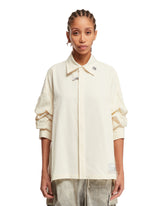 White Short Sleeves Shirt - MAISON MIHARA WOMEN | PLP | dAgency