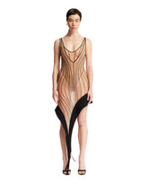 Illusion Mesh Spike Dress - Women's clothing | PLP | dAgency