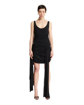 Black Draped Mini Dress - Women | PLP | dAgency