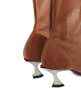 Beige Fang 55 Ankle Boots | PDP | dAgency