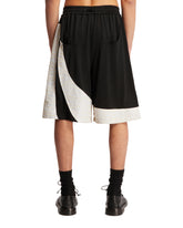 Black Relaxed Sweat Shorts | PDP | dAgency