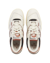 White And Brown 550 Sneakers - RAIVE WOMEN | PLP | dAgency