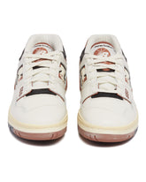 White And Brown 550 Sneakers | PDP | dAgency