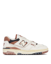 White And Brown 550 Sneakers - New arrivals men's bags | PLP | dAgency