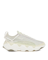 White Flyknit Bloom Sneakers - Women's shoes | PLP | dAgency