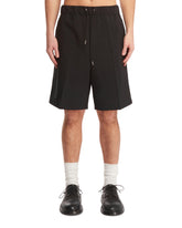 Black Pressed Crease Shorts - Men's clothing | PLP | dAgency