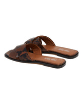 Brown Flat Sandals | PDP | dAgency