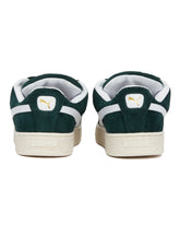 Green Suede XL Hairy Sneakers | PDP | dAgency