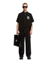 Black Cotton Logo Polo - Men's clothing | PLP | dAgency