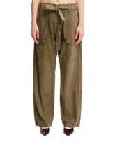 Green Belted Utility Pants - Women's trousers | PLP | dAgency